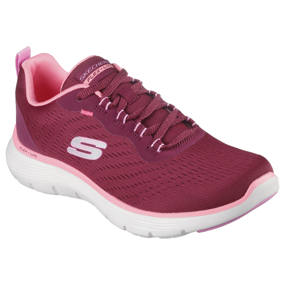 Skechers Flex Appeal 5.0 Burgundy Trainers Colton Footwear