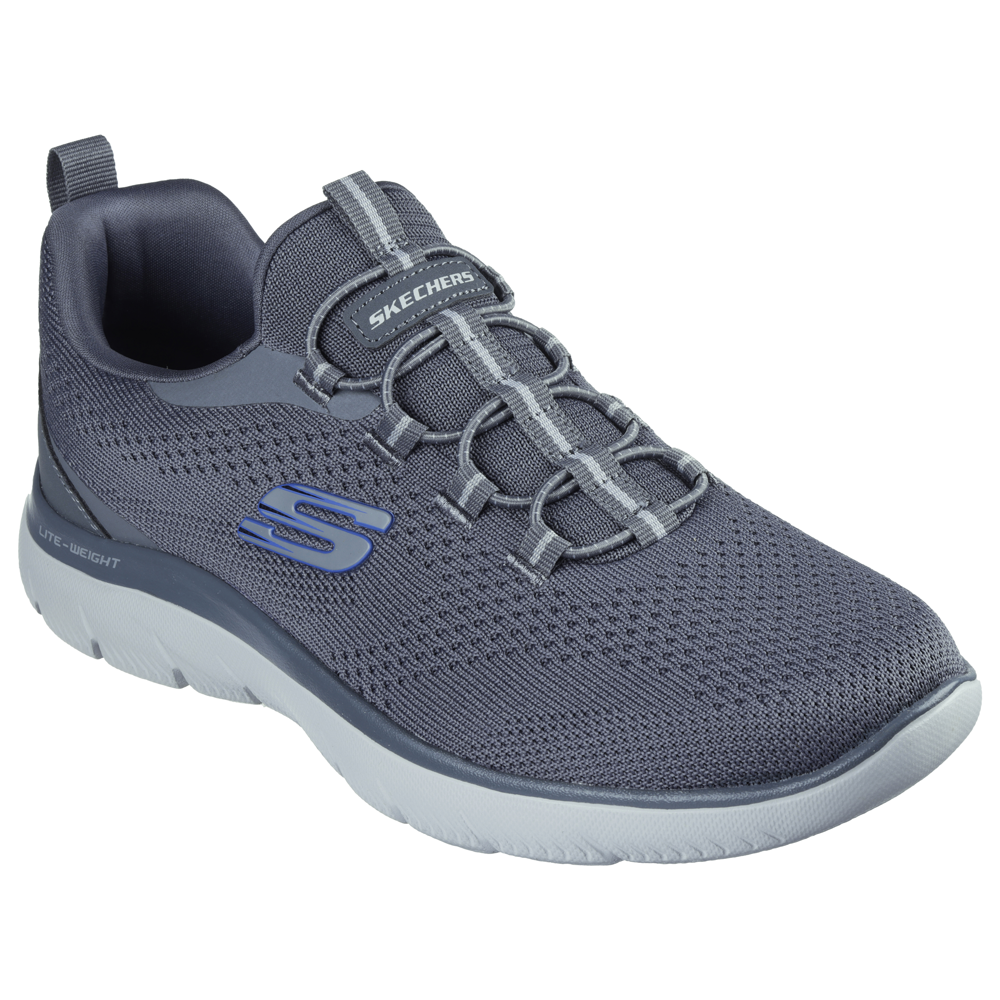 Skechers charcoal grey online