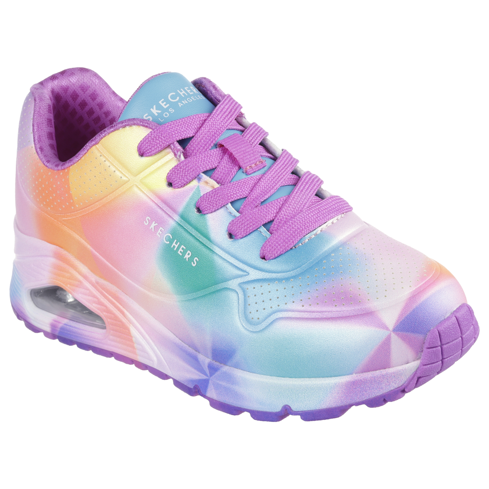 Skechers Uno Gen1 Prism Burst Purple Multi Trainers Colton Footwear