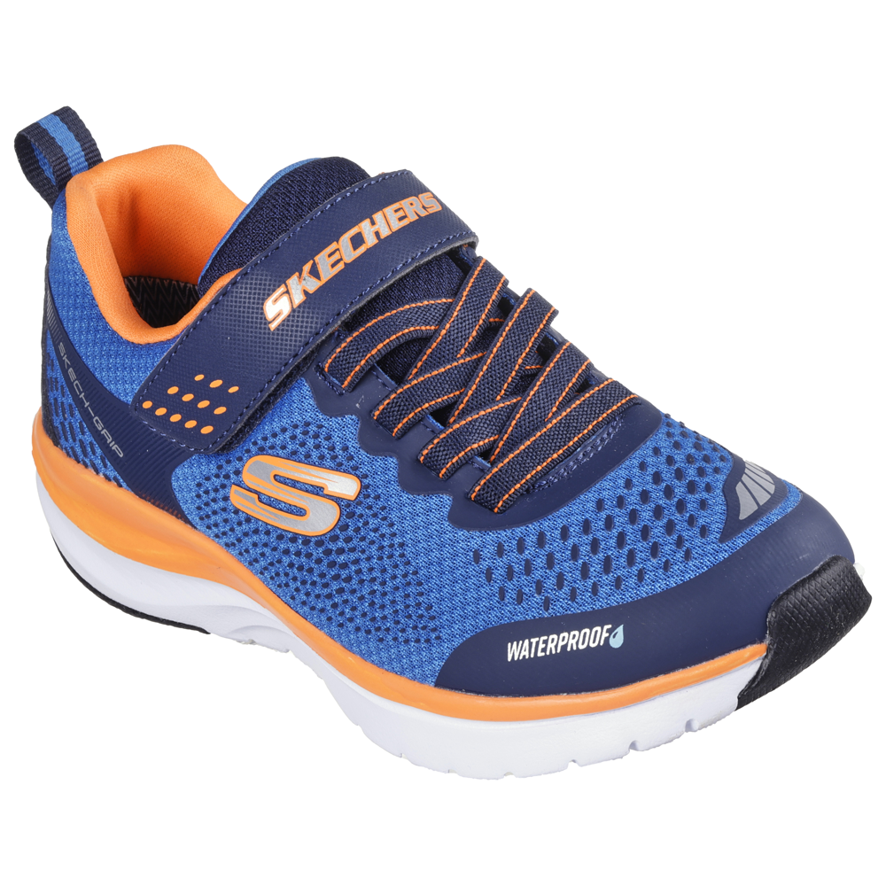 Skechers Ultra Groove Aquasonik Black Navy Orange Trainers Colton Footwear