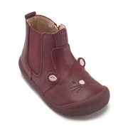 Start Rite - Friend - Wine Leather/Mouse Face - Boots