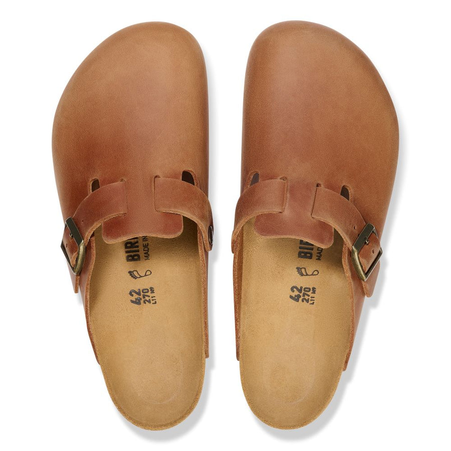 Birkenstock - Boston Oiled Leather - Cognac - Shoes