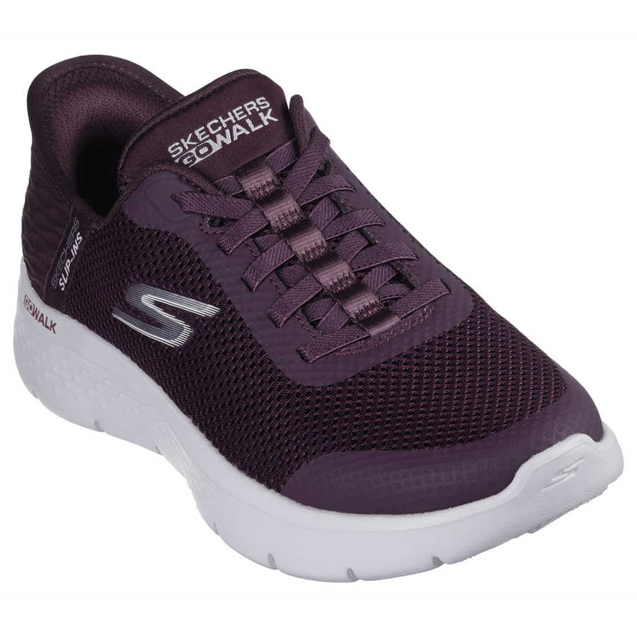 Skechers Go Walk Flex Grand Entry Burgundy Trainers Colton Footwear