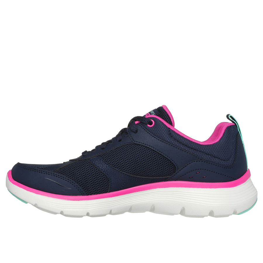 Skechers - Flex Appeal 5.0 - Fresh Touch - Navy/Hot Pink - Trainers