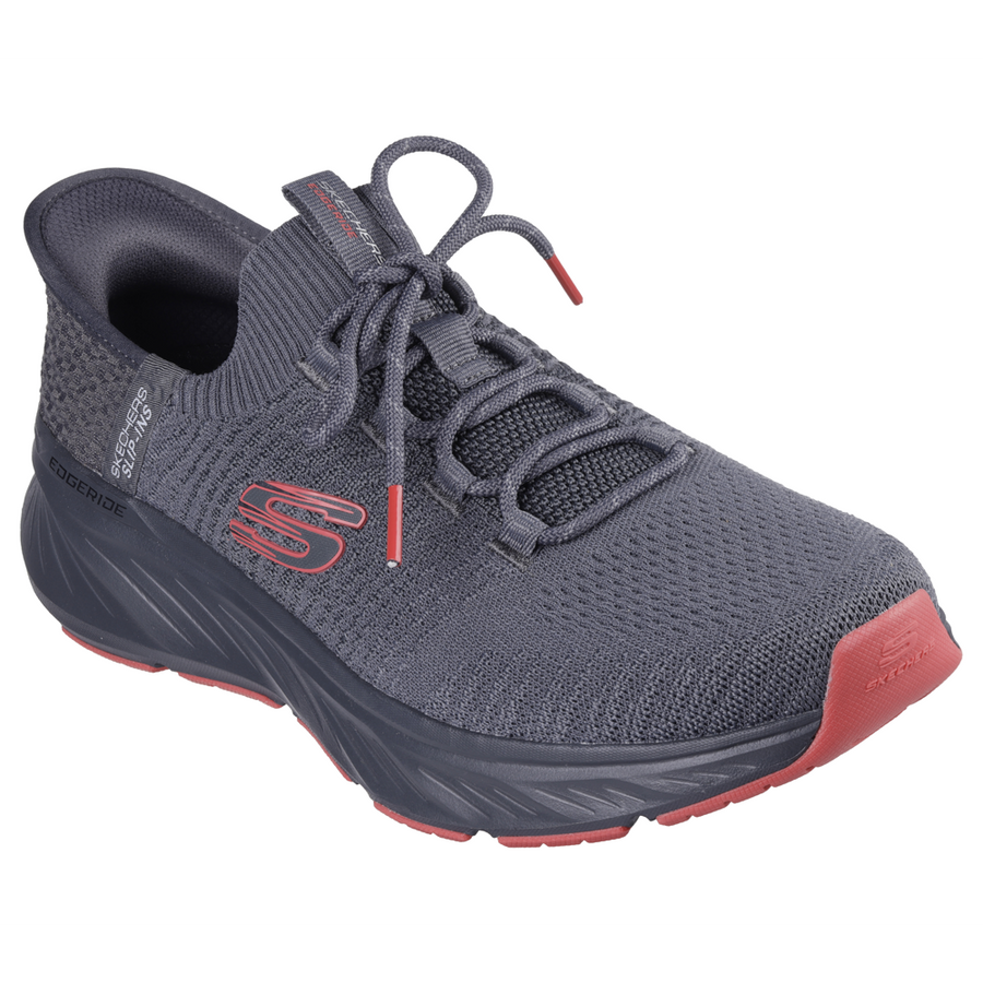 Skechers - Edgeride - Raygo - Charcoal/Red - Trainers