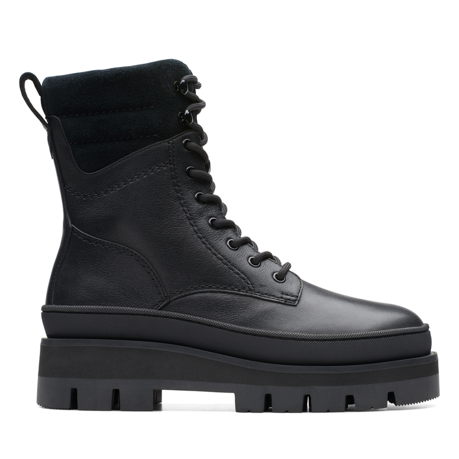 Clark lace up outlet boots