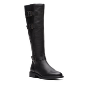 Clarks - Cologne Up - Black Leather - Boots