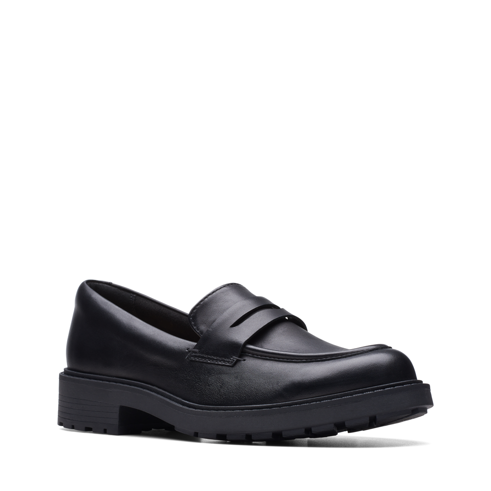 Clarks - Orinoco2 Penny - Black Leather - Shoes