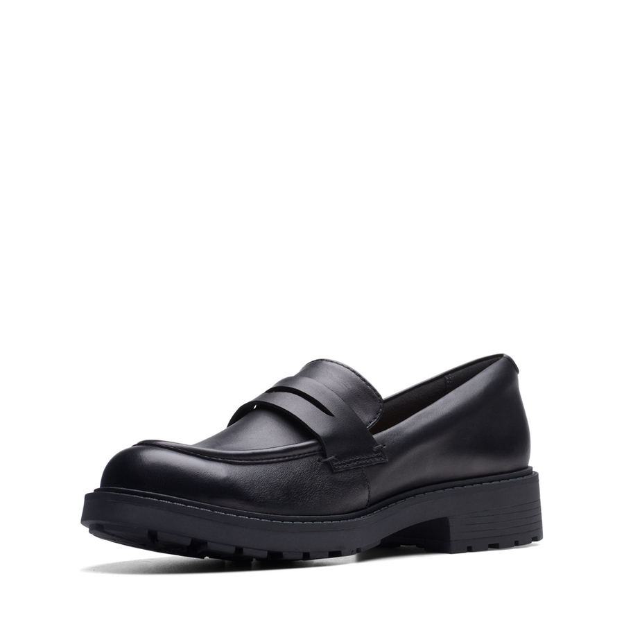 Clarks - Orinoco2 Penny - Black Leather - Shoes