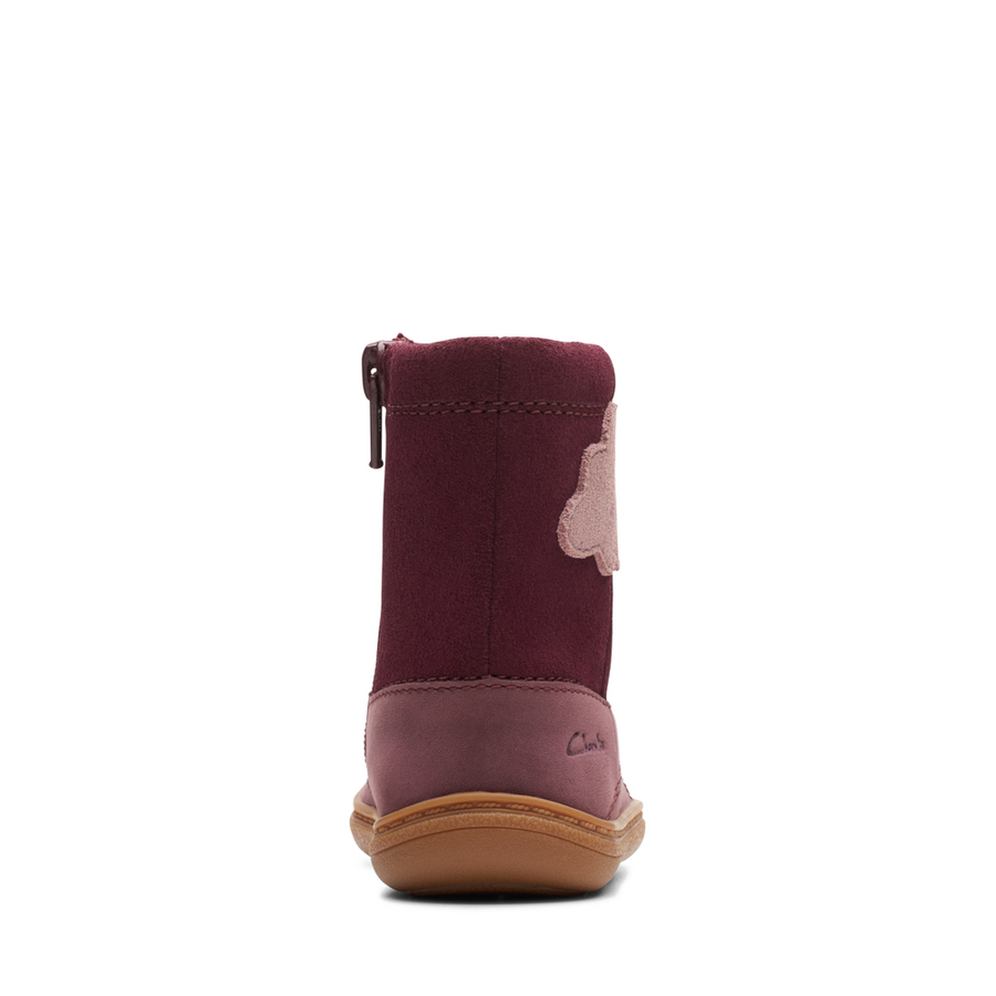 Clarks - FlashCloudy T. - Berry Leather - Boots