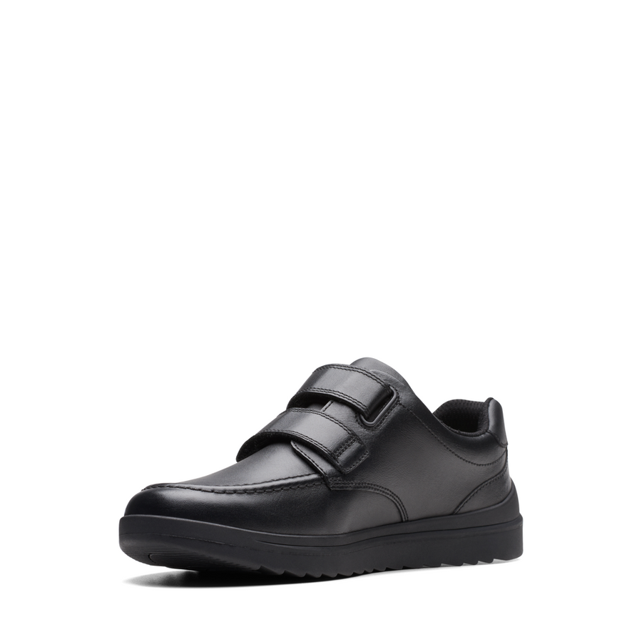 Clarks - Goal Style Y - Black Leather - School Shoes