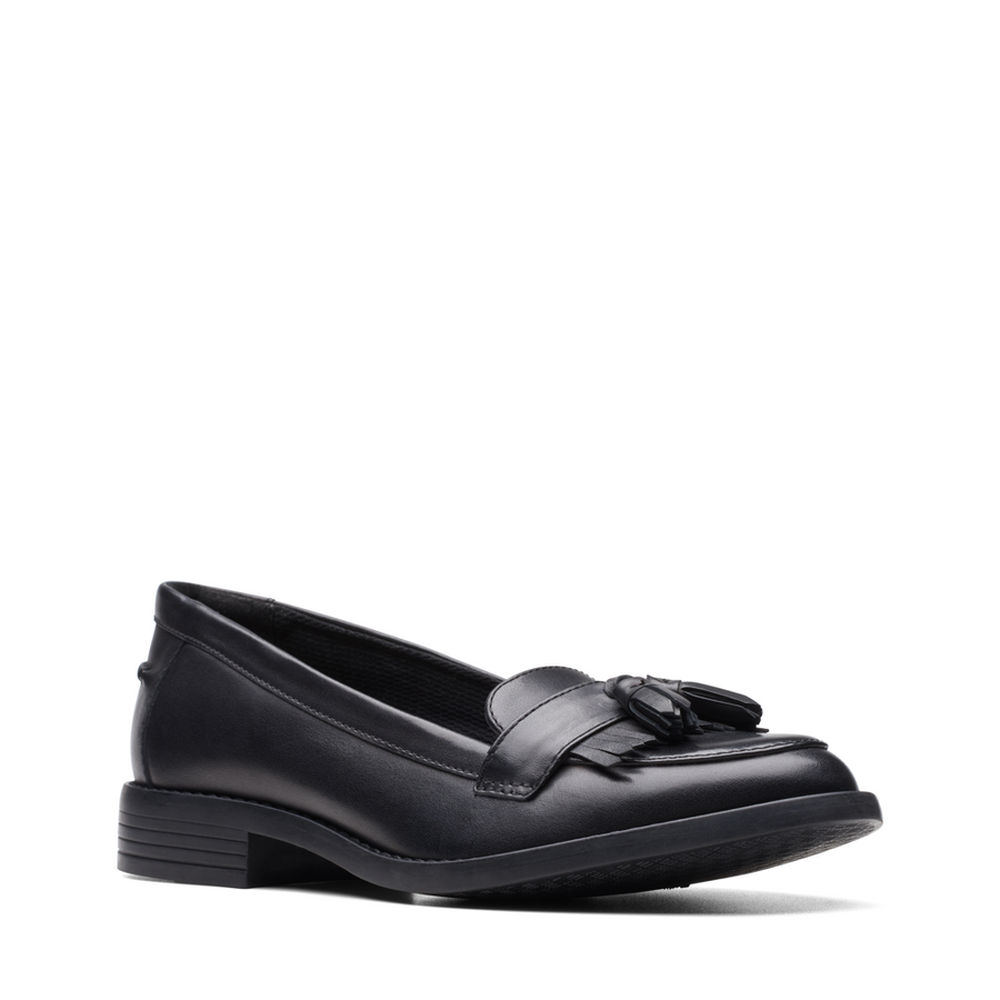 Clarks - CamzinAngelica - Black Leather - Shoes