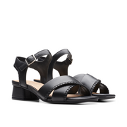 Clarks - Serina35 Cross - Black - Sandals