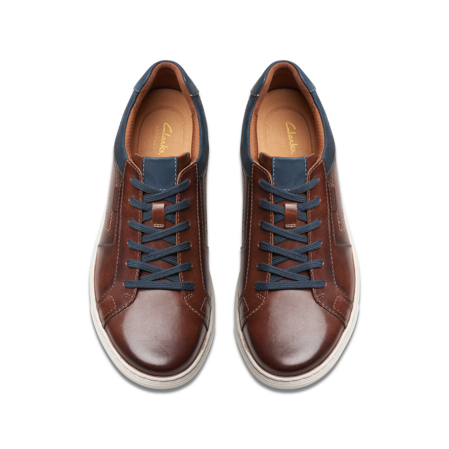 Clarks - Mapstone Lace - Mahogany Leather - Shoes