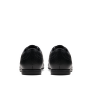 Clarks - FinjaBrogue Y - Black Leather - School Shoes