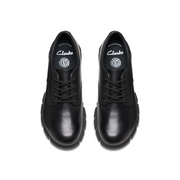 Clarks - Evyn Lace K - Black Leather - School Shoes