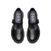 Clarks - Evyn Bar Y - Black Leather - School Shoes