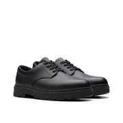 Clarks - Lorcam Loop Y - Black Leather - School Shoes