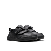 Clarks - Laser Track K - Black Leather - School Shoes