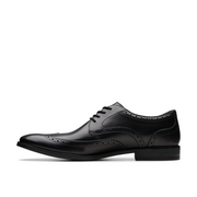 Clarks - Brandon Limit - Black Leather - Shoes