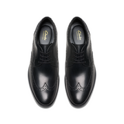 Clarks - Brandon Limit - Black Leather - Shoes