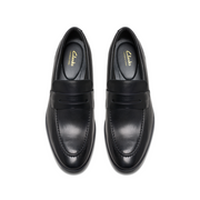 Clarks - Brandon Step - Black Leather - Shoes