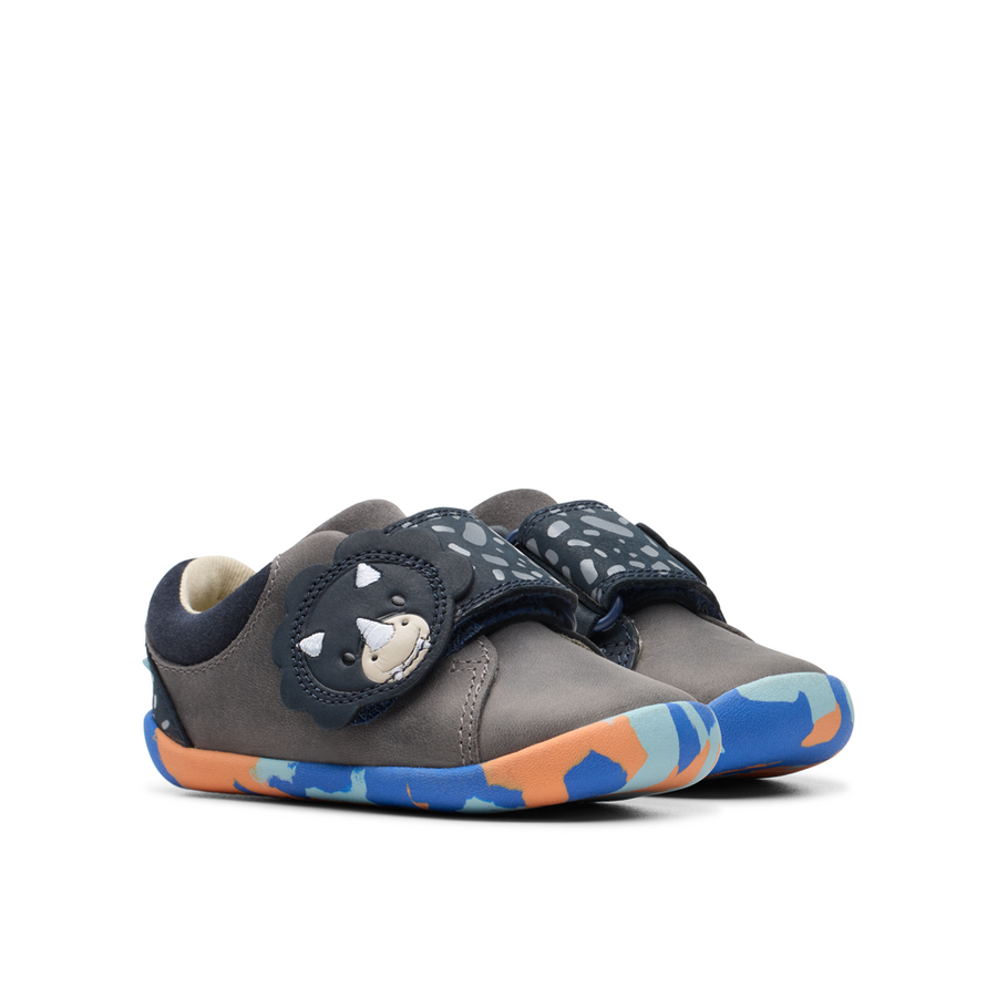 Clarks - Roamer Tri T - Grey/Blue - Shoes