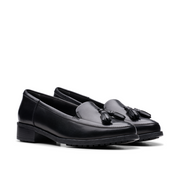 Clarks - Havisham Edge - Black Leather - Shoes