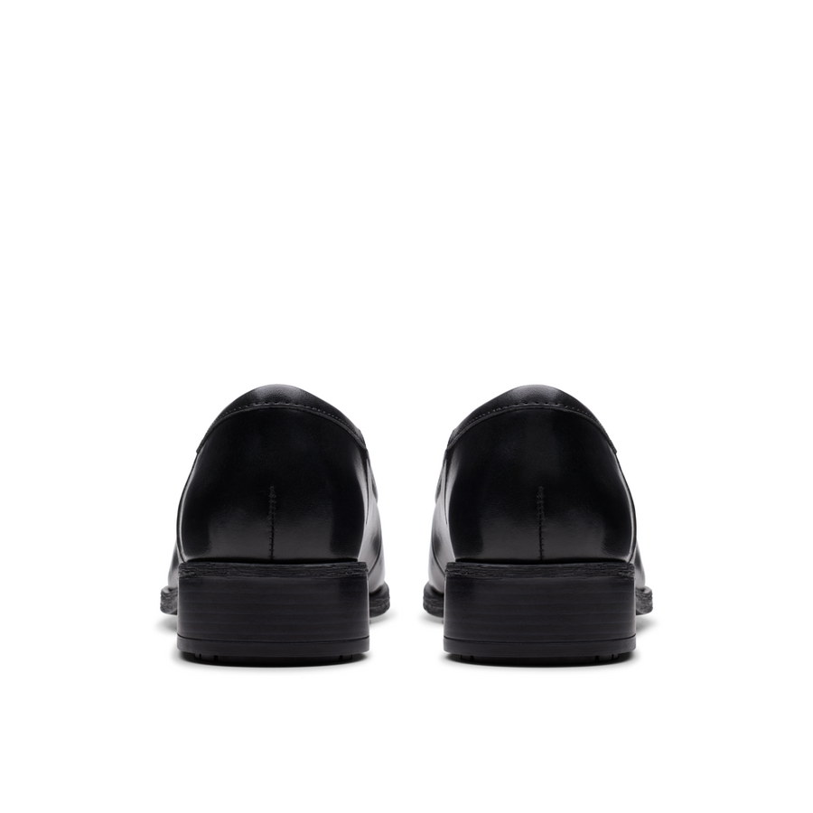 Clarks - Havisham Edge - Black Leather - Shoes