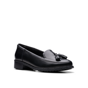 Clarks - Havisham Edge - Black Leather - Shoes