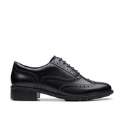 Clarks - Havisham Oak - Black Leather - Shoes