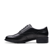 Clarks - Havisham Oak - Black Leather - Shoes