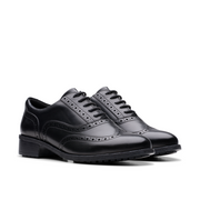 Clarks - Havisham Oak - Black Leather - Shoes