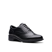 Clarks - Havisham Oak - Black Leather - Shoes