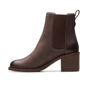 Clarks - Chamberly Top - Dark Brown Leather - Boots