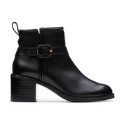 Clarks - Chamberly Trim - Black Leather - Boots