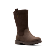 Clarks - AstrolZipWP K - Dark Brown - Boots