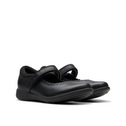 Clarks - Etch Pure K - Black Leather - School Shoes