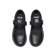 Clarks - Etch Pure K - Black Leather - School Shoes