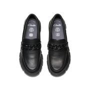 Clarks - Evyn Walk Y - Black Leather - School Shoes