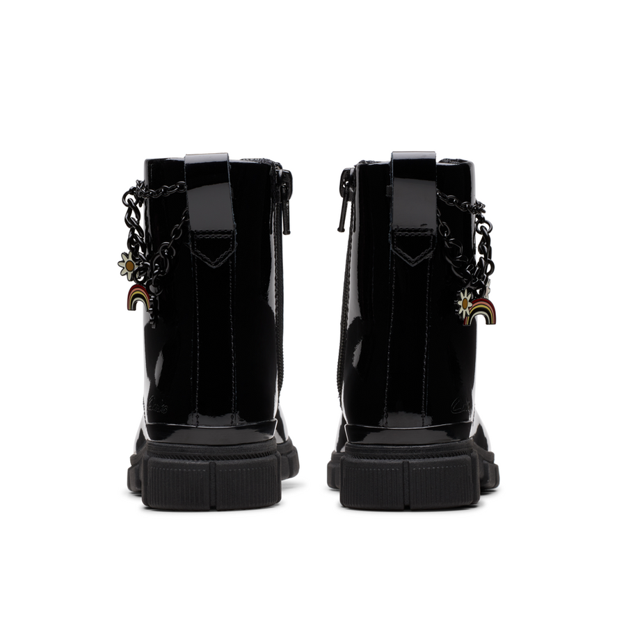 Clarks - Evyn Charm O. - Black Patent - Boots