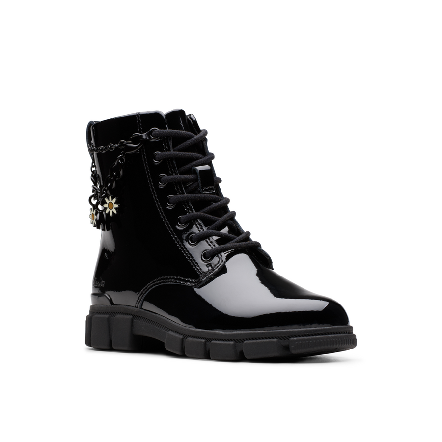 Clarks - Evyn Charm O. - Black Patent - Boots