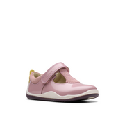 Clarks - NoodleBright T - Dusty Pink Patent - Shoes