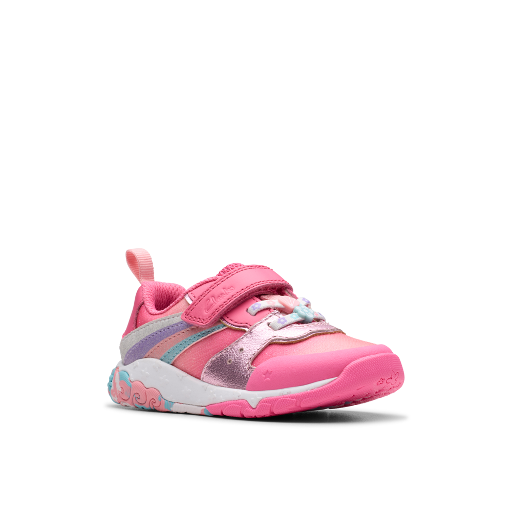 Clarks - Tidal Star T - Bright Pink Combi - Shoes