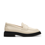 Clarks - Splend Edge - Cream Leather - Shoes