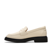 Clarks - Splend Edge - Cream Leather - Shoes