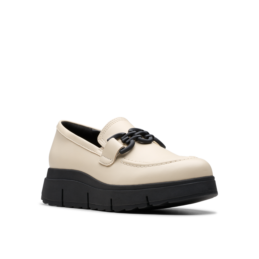 Clarks - Loriini Izzy - Cream Leather - Shoes