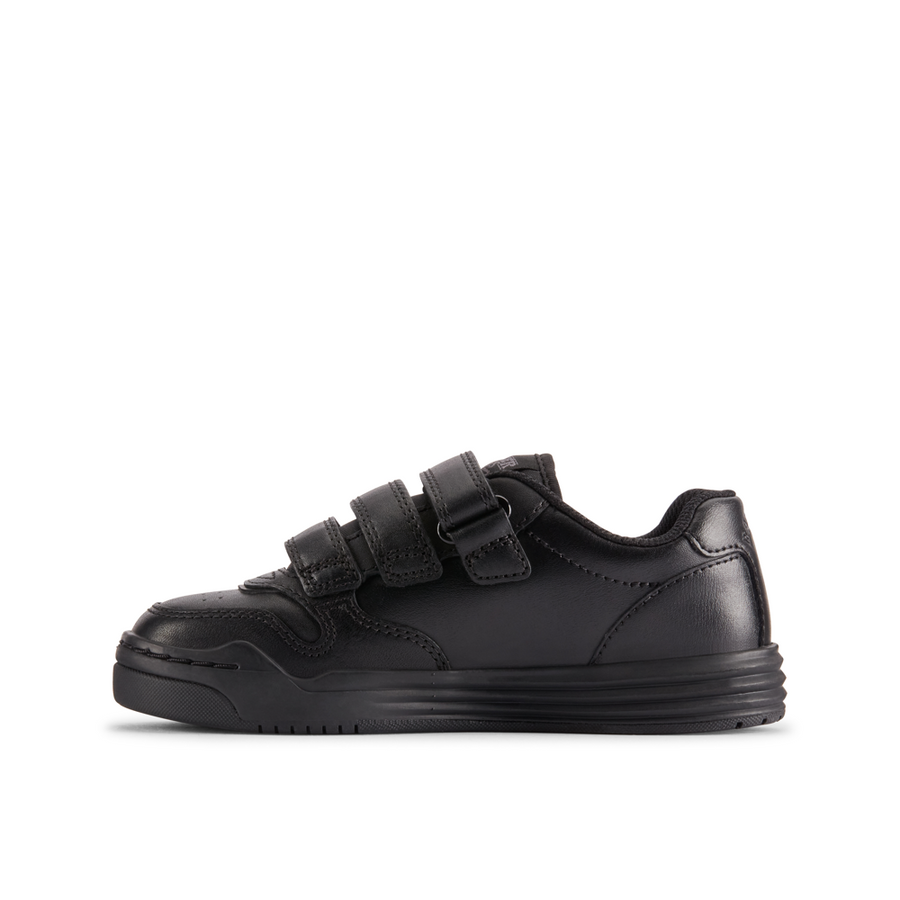 Clarks - ST Urban Ace K - Black Leather - School Shoes