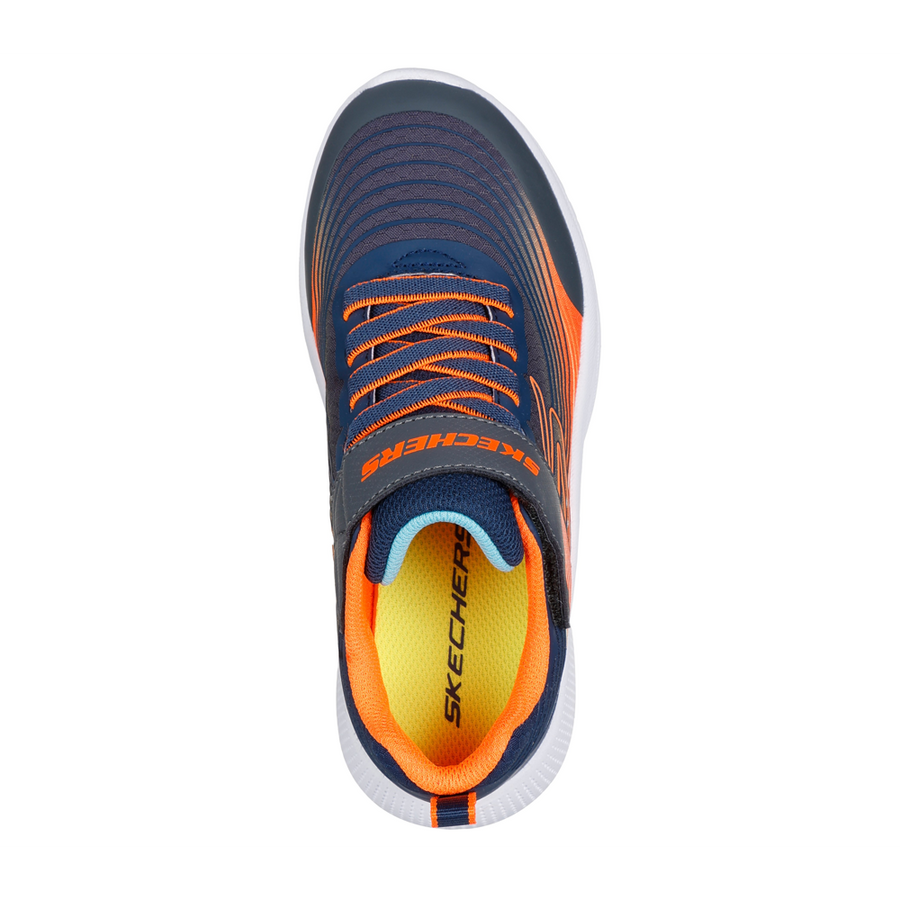 Skechers - Microspec Advance - Navy/Orange - Trainers