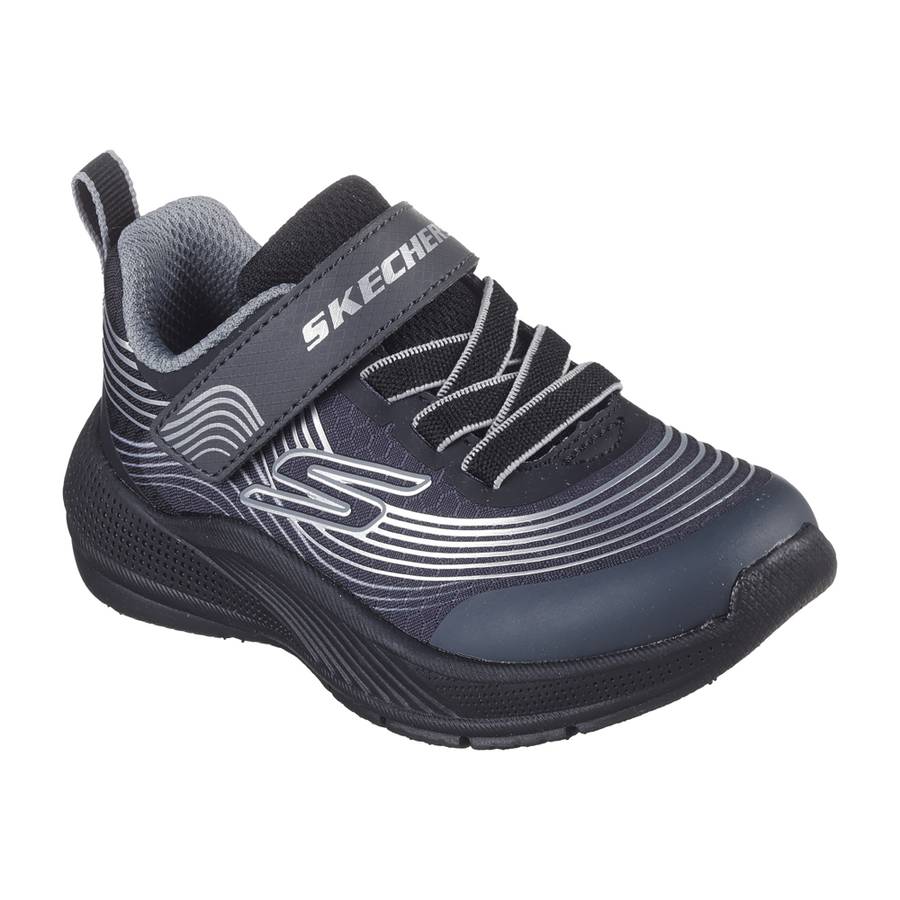 Skechers - Microspec Advance - Black/Silver - Trainers